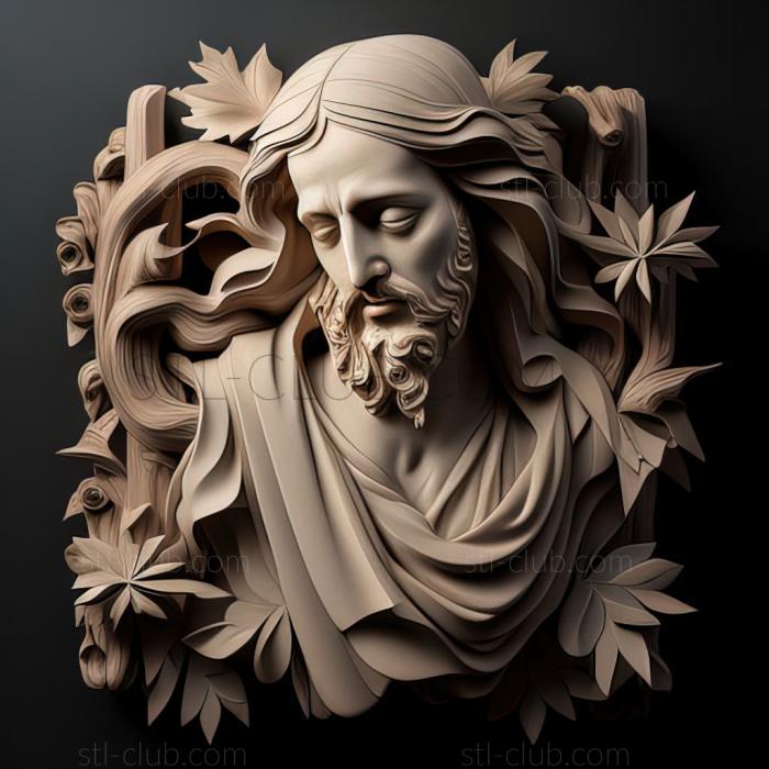 3D model st jesus (STL)